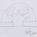 來自西班牙雕塑家–Nando Alvarez的手稿，輕盈流動的圓弧，搭配波浪造型，就像是一座拱橋，串聯(lián)著東西方的文化與共存。