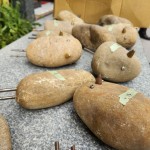 每一隻鳥兒的嘴喙，打磨得光亮、平滑顯得相當(dāng)逗趣，描繪一隻隻收起翅膀想要自由卻又嚮往安定的鳥兒，即將在「新業(yè)築願景」築起與家人相守的巢。