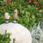 栩栩如生的石頭鳥點(diǎn)綴在社區(qū)一隅，與築森鄰住戶比鄰而居，成為最溫暖的陪伴。