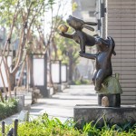 公共藝術(shù)品-風來了    實景圖