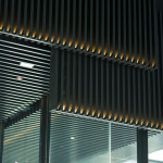 天花格柵-格柵燈光細部