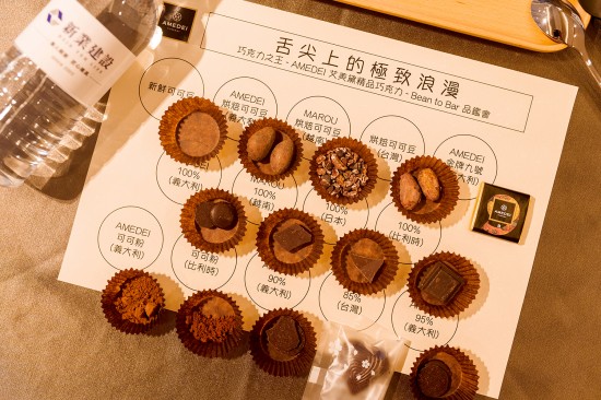 《舌尖上的極致浪漫–精品巧克力 Bean to Bar》活動(dòng)，當(dāng)天品嚐共14款品項(xiàng)，從新鮮可可豆到不同國(guó)度、品種巧克力，讓現(xiàn)場(chǎng)家族們打開全新的感官體驗(yàn)。