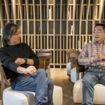 與大師面對(duì)面，聽(tīng)「楊家凱」建築師(左)與「石村敏哉」景觀設(shè)計(jì)師(右)的分享、專業(yè)的導(dǎo)覽，彷彿也進(jìn)入「觀峰」大樹(shù)建築的構(gòu)想過(guò)程中。