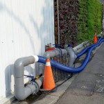 為保障地下室施工期間的安全，將抽出的地下水提供給有需要的中科產(chǎn)業(yè)及附近的住戶。