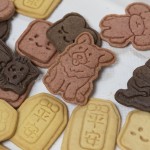 不同造型及口味的手工餅乾，香噴噴地出爐了！迦南園的手作餅乾使用天然色素：紅麴、巧克力、香草、南瓜，不加防腐劑與添加物，老少咸宜。