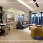 優(yōu)雅的廳房以開放式的動線銜接，寬敞明亮之姿，與家人友人相聚，伴隨溫馨與嬉鬧，融為一景，編織成一幕幕美麗的回憶。