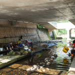 沙鹿地區(qū)的「母親之河」，長久以來提供居民生活上的需要，包括生活用水、洗衣及洗菜等，形成了別具特色的「洗衣文化」。
