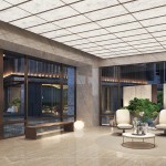 敦和禮賓大廳?沐景會(huì)客雅席， 將懷藏在建築之中的美景與客共賞，呈現(xiàn)最詩(shī)意的待客之道。