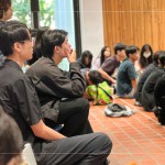 對建築的熱忱，化作連結(jié)將我們?nèi)ζ?，仔?xì)地聆聽著蕭建築師的解說，盼對未來的領(lǐng)域有一份助力。