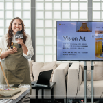 再次攜手臺中地方職人 ＃Vision Art，帶領(lǐng)大家認(rèn)識不同媒材趣味，共築色彩回憶。