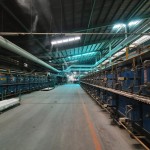 廣闊的廠房內部，兩側窯爐總長約86米，以外牆磚來說，窯燒時間約為40分鐘，需要經過預熱、燒製、冷卻3個過程。