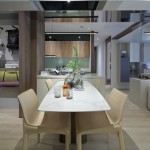 開放式中島結(jié)合餐桌，善用空間的設(shè)計(jì)，可以是備料空間，也可以是小朋友書寫玩樂的地方，省時(shí)簡約的廚房場域，只為了留給家人更多愛的時(shí)間。