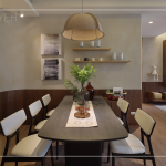 開(kāi)放式動(dòng)線銜接起優(yōu)雅的室內(nèi)空間，與家人友人相聚，編織成一幕幕美麗的回憶。