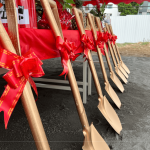 閃耀著金黃色光芒的金鏟，每把都身負(fù)重任，將開啟臺(tái)中北屯「新業(yè)-大塊藏硯」美好家園。