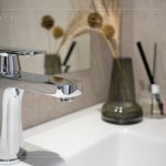 沉穩(wěn)內(nèi)斂的兩段式單槍龍頭，在日常使用上，聰明節(jié)水，環(huán)保節(jié)能。