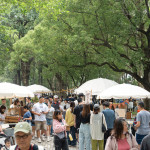 感謝當(dāng)日趕集的每一位好友，循著那一抹春日風(fēng)光，為靜謐的綠色隧道，留下一片歡樂的景色。