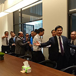 林佳龍市長參觀新業(yè)誠家室內(nèi)公設(shè)