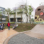 取自大肚山、望高寮等在地印象，作為觀峰專屬碉堡的靈感構(gòu)思。