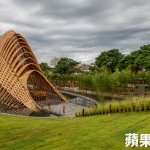 「竹跡」位在豐原展區(qū)第4區(qū)（葫蘆墩親水公園），佔(zhàn)地1388平方米。業(yè)者提供