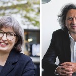 1991年創(chuàng)辦MVRDV的Nathalie de Vries（左）與伊朗裔哈佛設(shè)計學(xué)院院長Mohsen Mostafavi是2018WAF評委。圖／MVRDV、Harvard，瘋設(shè)計合成