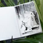 以水墨繪製金庸著作中的經(jīng)典場(chǎng)景，作為伴手禮致贈(zèng)新業(yè)住戶，作為一份記憶的延續(xù)。